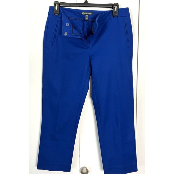Adrianna Papell Pants - Adrianna Papell Womens Blue Capri Pants with stretch  Size 4 NWOT